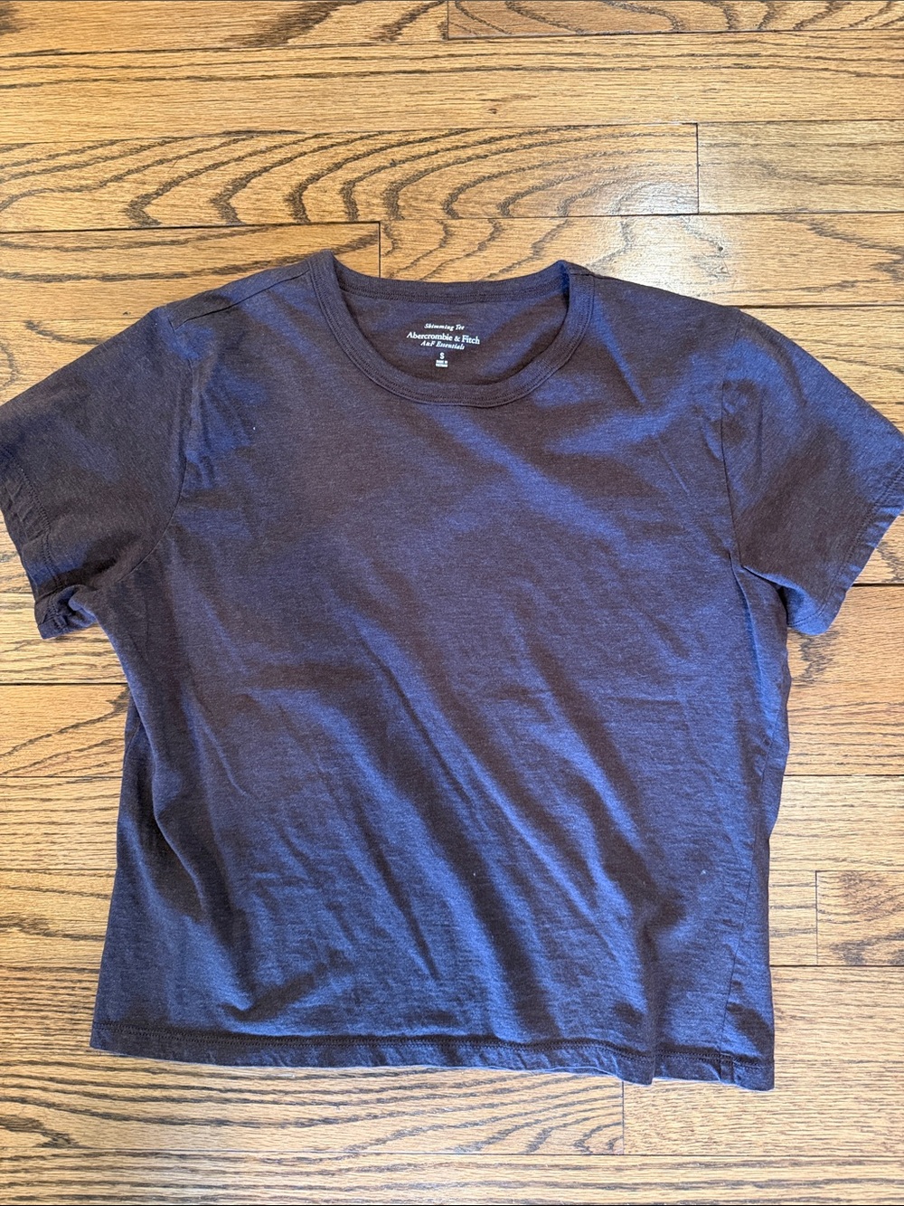 Abercrombie & Fitch brown Crew Tee